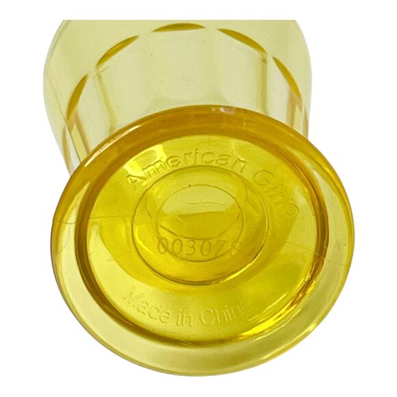 American Girl Drinking Glass Restaurant Accessory Gold Cup Tumbler Dinnerware - Picture 2 of 5